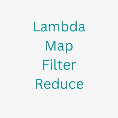Lambda, Map, Filter, and Reduce in Python